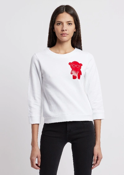 Shop Emporio Armani Sweatshirts - Item 12294286 In White