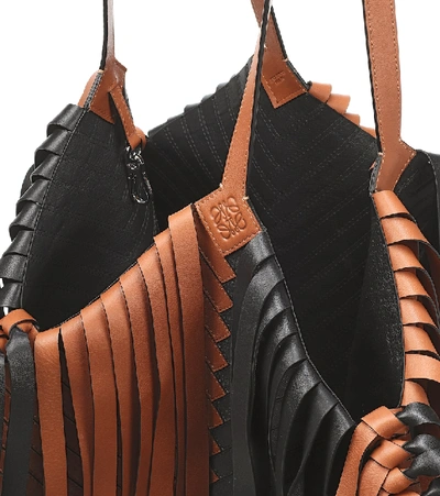 Shop Loewe Cocotte Leather Shoulder Bag In Brown