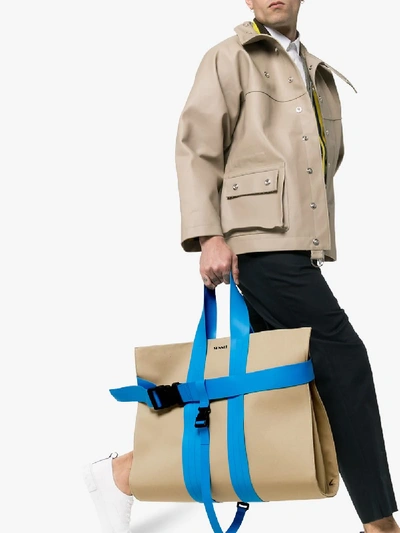 Shop Sunnei Shopper Mit Kontrastriemen In Neutrals