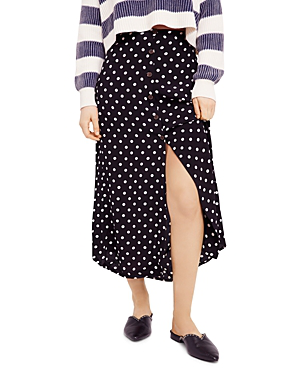 free people retro love midi skirt