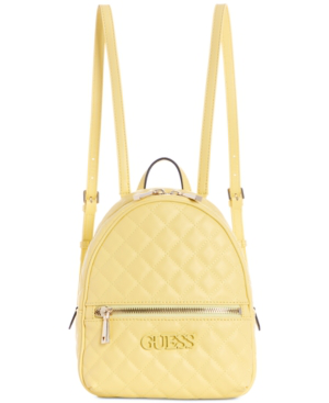 Guess Elliana Backpack In Yellow/gold | ModeSens