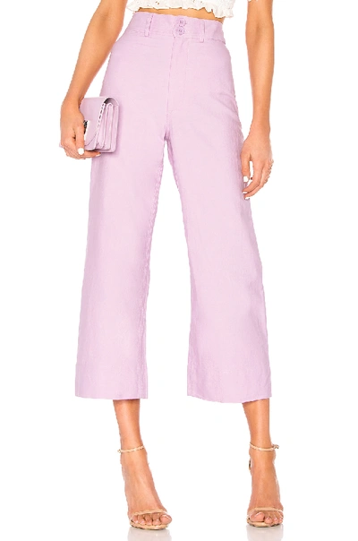 Shop Apiece Apart Merida Trouser In Lilac