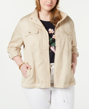 plus size tommy hilfiger jacket