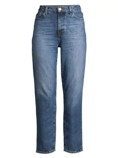 Shop J Brand Jules High-rise Straight Jeans In Metropole