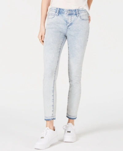 Shop Articles Of Society Carly Released-hem Skinny Jeans In St. Vincent