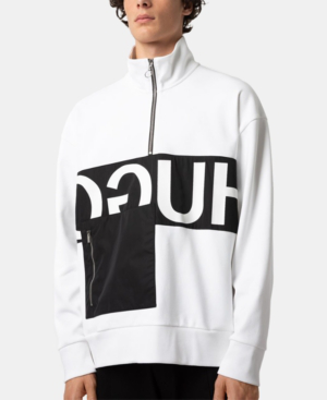 hugo boss 1 4 zip sweatshirt
