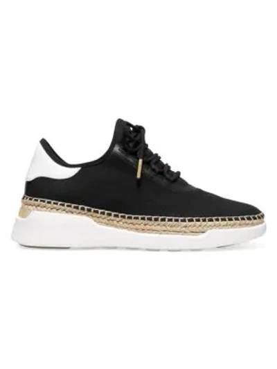 Shop Michael Michael Kors Finch Canvas Lace-up Sneakers In Black
