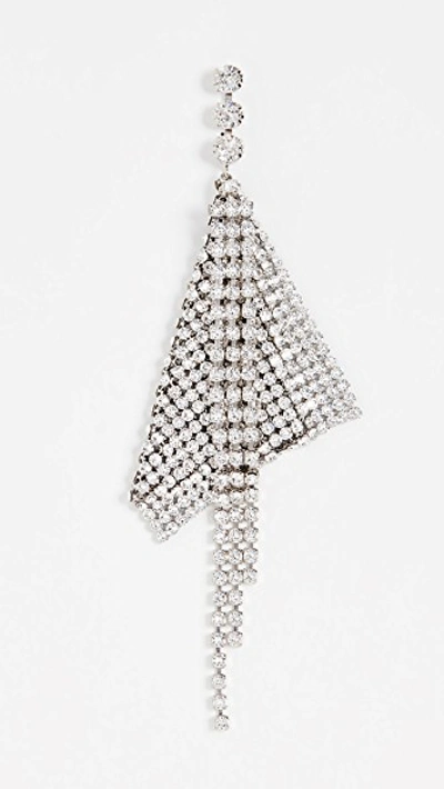 Shop Isabel Marant Crystal Earring In Transparent