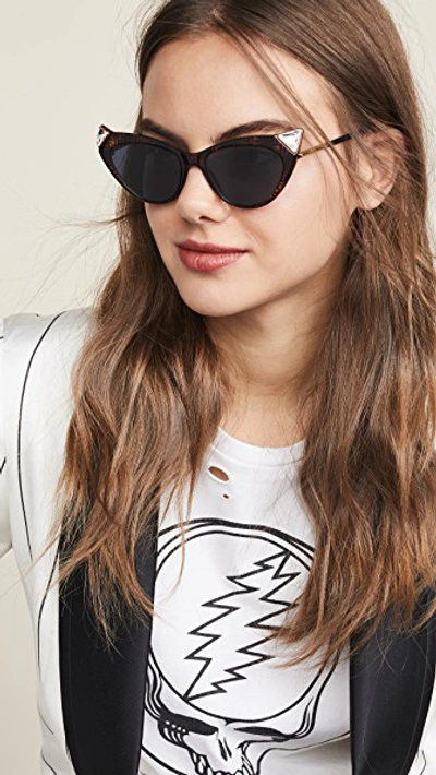 Logo Cat Eye Sunglasses