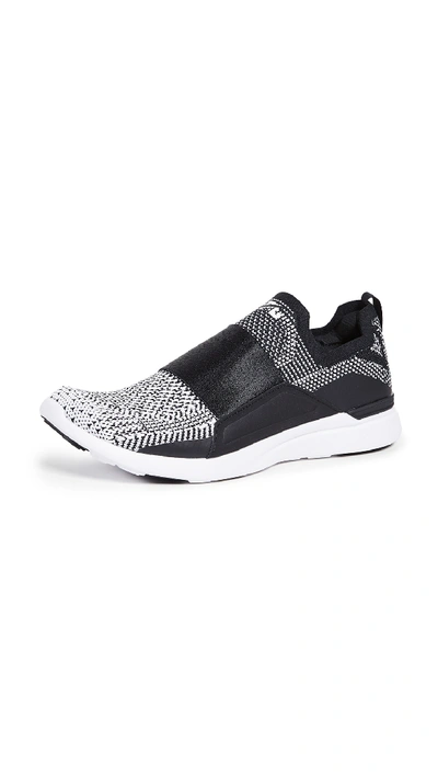 Shop Apl Athletic Propulsion Labs Techloom Bliss Sneakers In Black/white/ombre
