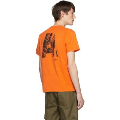 Shop Affix Orange Purge T-shirt In Safetyorang