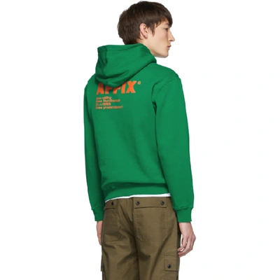 Shop Affix Green Logo Standardize Hoodie