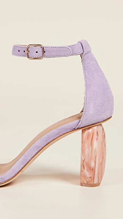 Shop An Hour And A Shower Soap Sandals In Lilac