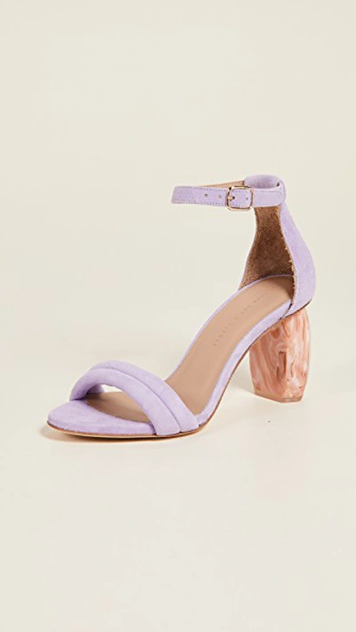 Shop An Hour And A Shower Soap Sandals In Lilac