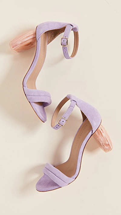 Shop An Hour And A Shower Soap Sandals In Lilac