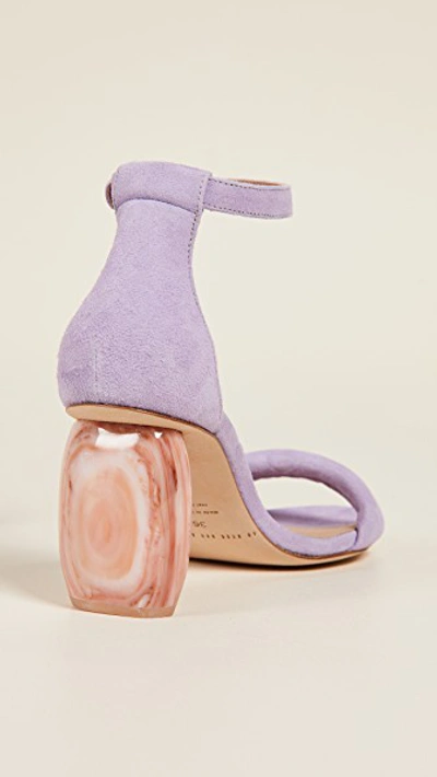 Shop An Hour And A Shower Soap Sandals In Lilac