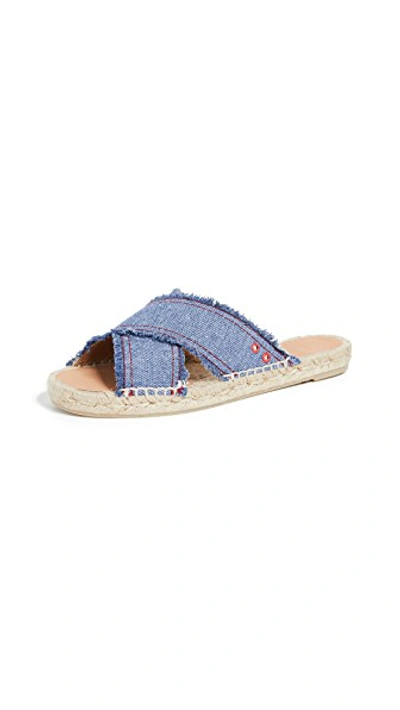 Shop Castaã±er Palmera Slides In Jeans