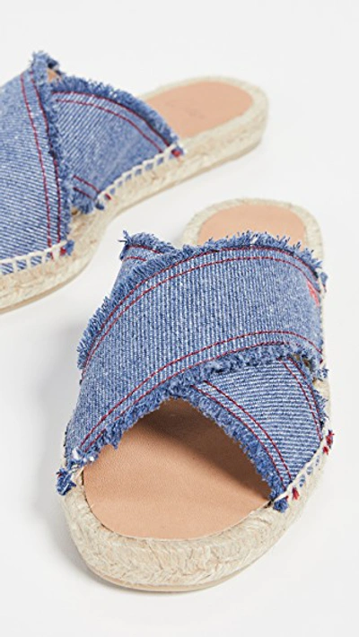 Shop Castaã±er Palmera Slides In Jeans