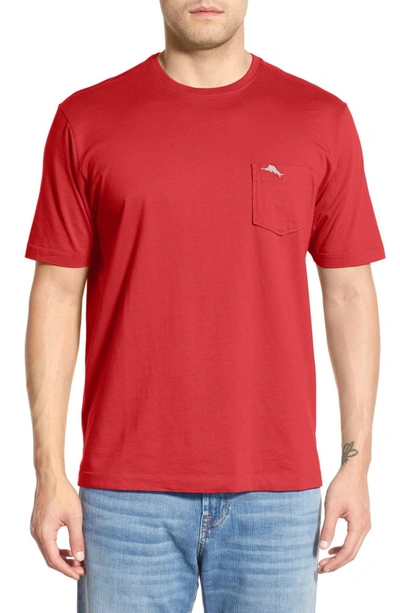 Shop Tommy Bahama 'new Bali Sky' Original Fit Crewneck Pocket T-shirt In Regal Red 2