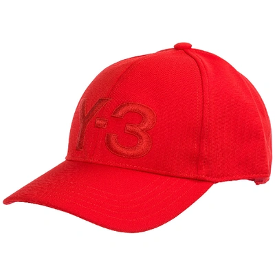 Shop Y-3 Adjustable Hat Baseball Cap In Rosso