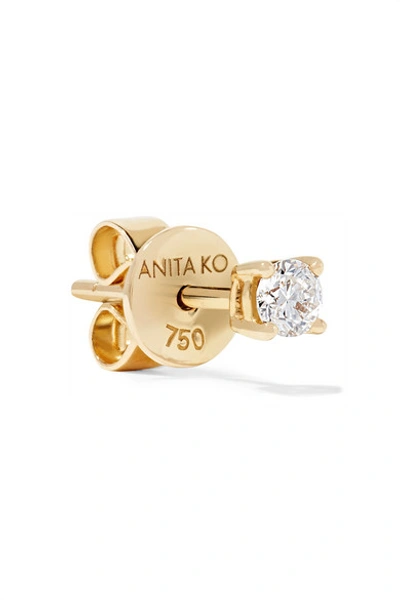 Shop Anita Ko 18-karat Gold Diamond Earrings