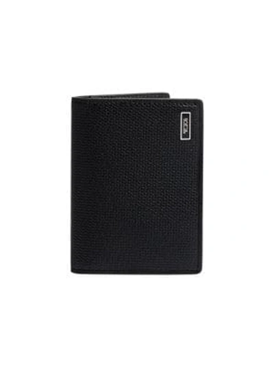 Shop Tumi Monaco Slg Folding Card Case In Black