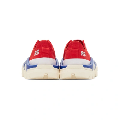 Shop Raf Simons Red Adidas Originals Edition Detroit Runner Sneakers In 03018 Red