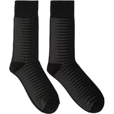 Shop Issey Miyake Men Black Sunlight Socks In 15 Black