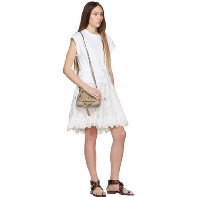 Shop See By Chloé See By Chloe White T-shirt Dress In 109 Whtpowd