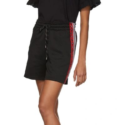 Shop Mcq By Alexander Mcqueen Mcq Alexander Mcqueen Black Racer Shorts In 1000 Black