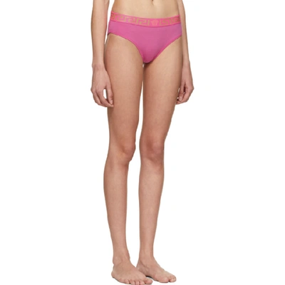 Shop Versace Underwear Pink Medusa Briefs In A1708 Pink