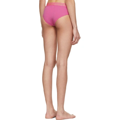 Shop Versace Underwear Pink Medusa Briefs In A1708 Pink