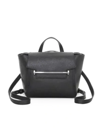 Shop Botkier Lennox Leather & Canvas Backpack In Black