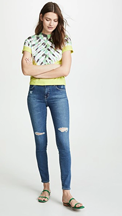 Shop J Brand Maria High Rise Skinny Jeans In Motion