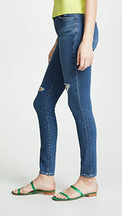 Shop J Brand Maria High Rise Skinny Jeans In Motion