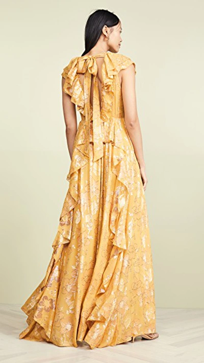 Shop Ulla Johnson Demetria Dress In Citrine