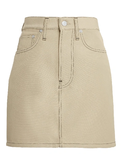 Shop Helmut Lang Femme Twill Mini Skirt