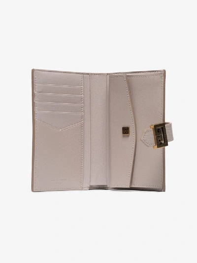 Shop Givenchy Ivory Quilted Leather Envelope Purse In 101 - Ivory