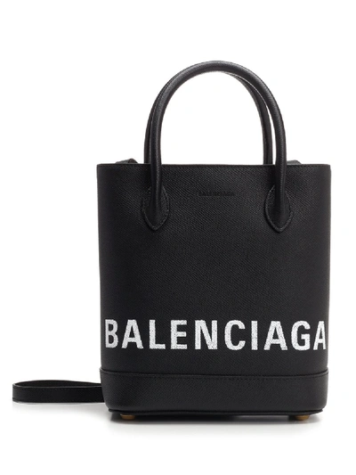 Shop Balenciaga Xxs Ville Tote Bag In Black