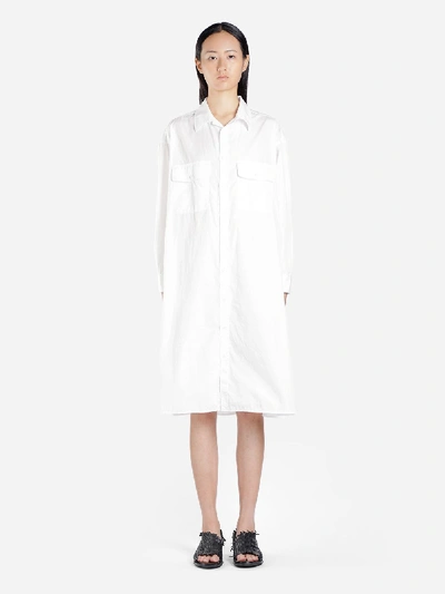 Shop Yohji Yamamoto Dresses In White