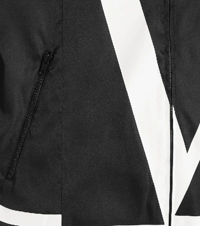 Shop Valentino Vlogo Technical Jacket In Black