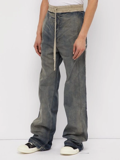 Rick Owens Drkshdw Easy Pusher Loose-fitting Jeans In Grey | ModeSens