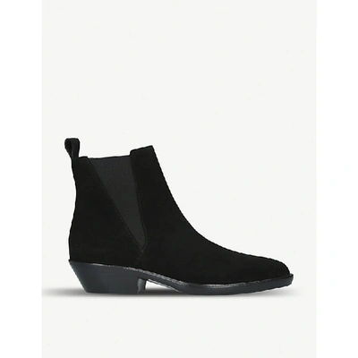Shop Isabel Marant Drenky Suede Ankle Boots In Black