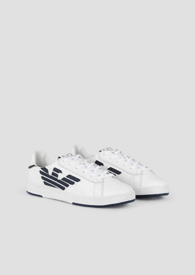 Shop Emporio Armani Sneakers - Item 11683025 In White