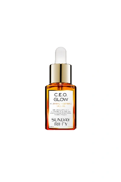 Shop Sunday Riley C.e.o. Glow Vitamin C + Turmeric Face Oil 15ml In Beauty: Na