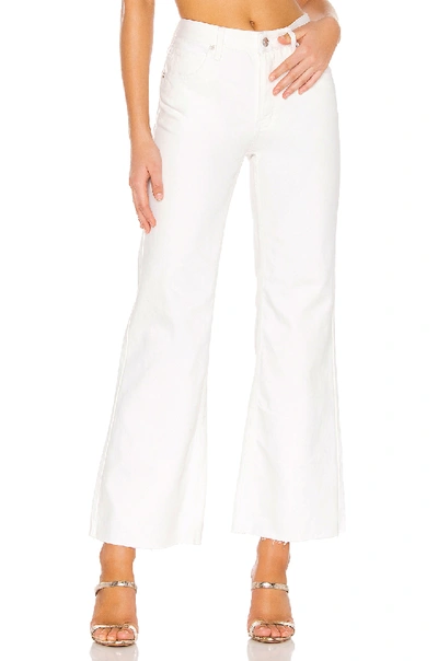 Shop Free People High Rise Straight Flare. - In White
