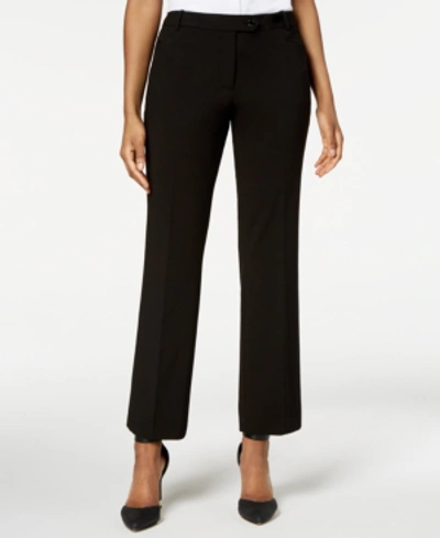 Shop Calvin Klein Women's Modern Fit Trousers, Regular & Petite In Black