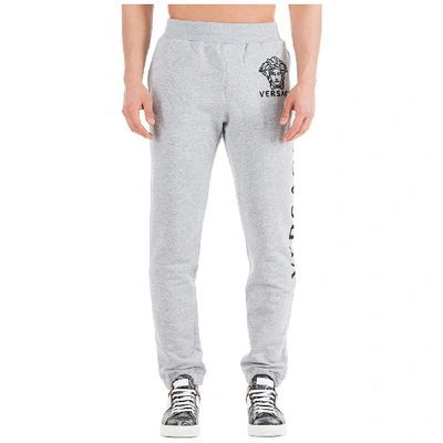Shop Versace Sport Tracksuit Trousers In Grigio