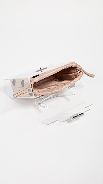 Shop Loeffler Randall Clear Mini Bag In Clear/tan/black
