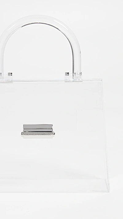 Shop Loeffler Randall Clear Mini Bag In Clear/tan/black